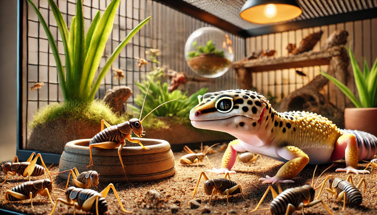 Should You Keep Crickets with Leopard Geckos?